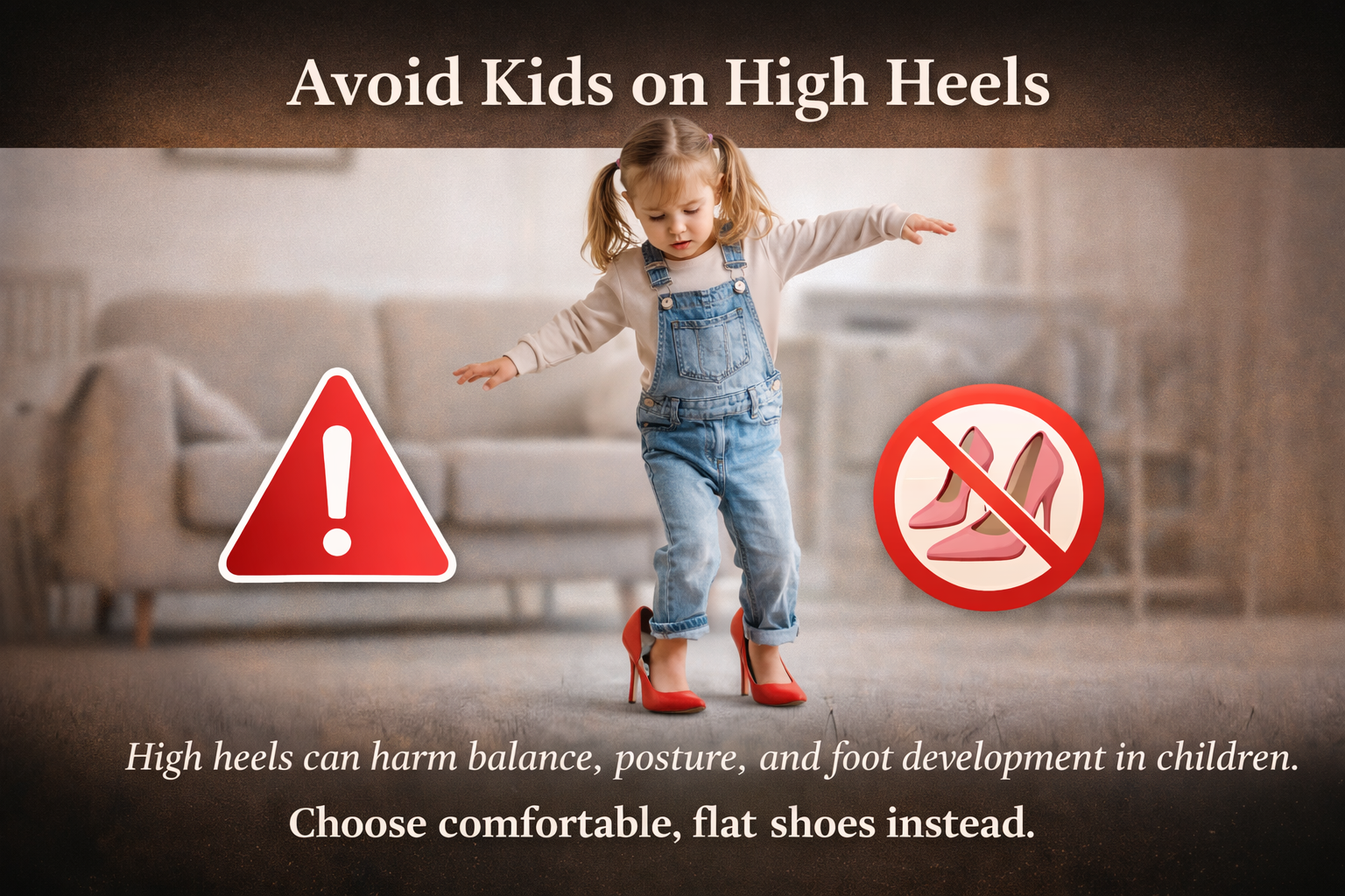 Avoid Kids on High Heels